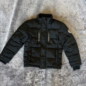 Diesel kids Quilted Black Jacket size 7